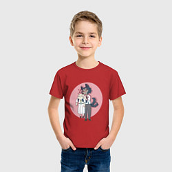 Футболка хлопковая детская Бистарс - любовь, цвет: красный — фото 2