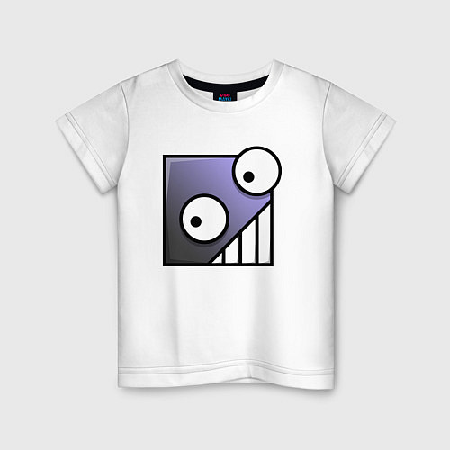 Детская футболка Geometry Dash: Геометрический Тире Z / Белый – фото 1