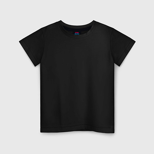 Детская футболка Alina 01 на спине / Черный – фото 1