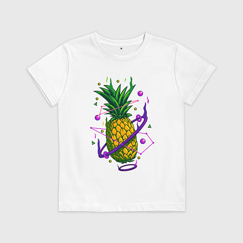 Детская футболка Ананас / Белый – фото 1