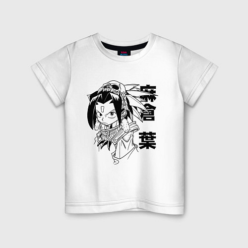 Детская футболка Asakura Shaman / Белый – фото 1
