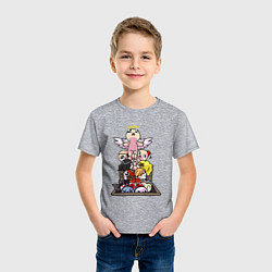 Футболка хлопковая детская THE BINDING OF ISAAC, цвет: меланж — фото 2
