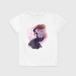Футболка хлопковая детская Chika Fujiwara, цвет: белый