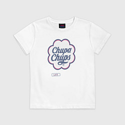 Футболка хлопковая детская Chupa Chups, цвет: белый