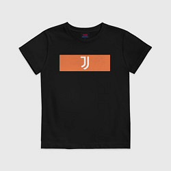 Футболка хлопковая детская Juventus Tee Cut & Sew 2021, цвет: черный