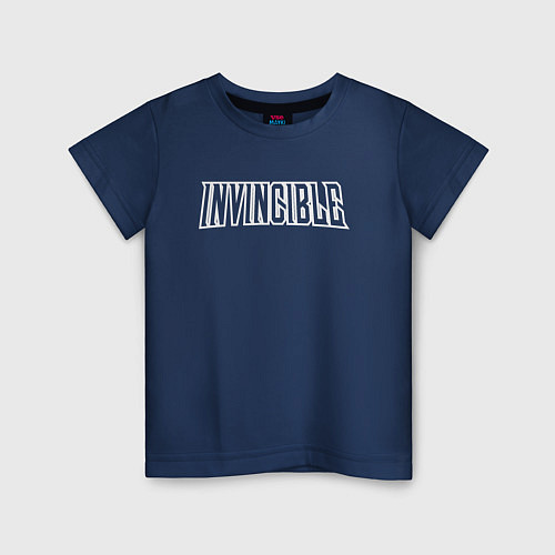 Детская футболка НЕУЯЗВИМЫЙ INVINCIBLE / Тёмно-синий – фото 1