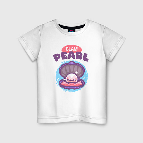 Детская футболка Жемчужина моря / Белый – фото 1