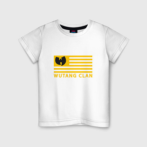 Детская футболка Wu-Tang Flag / Белый – фото 1