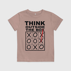 Детская футболка THINK OUTSIDE THE BOX