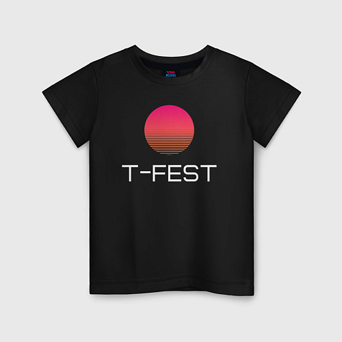 Детская футболка T-Fest / Черный – фото 1