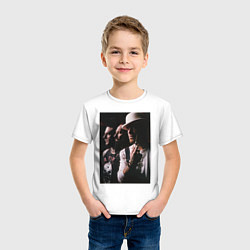 Футболка хлопковая детская 5FDP, цвет: белый — фото 2