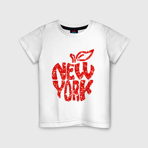 Детская футболка NEW YORK / Белый – фото 1