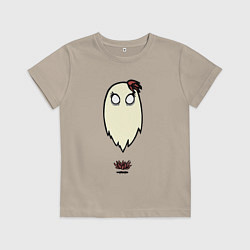 Футболка хлопковая детская Приведение Венди, цвет: миндальный