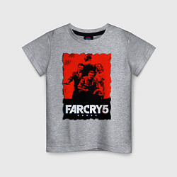 Футболка хлопковая детская FARCRY ФАРКРАЙ, цвет: меланж