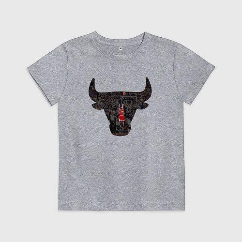 Детская футболка Bulls - Jordan / Меланж – фото 1
