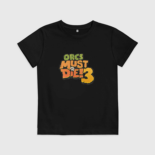 Детская футболка OMD!3 Colorful / Черный – фото 1