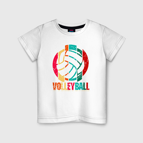 Детская футболка Волейбол / Белый – фото 1