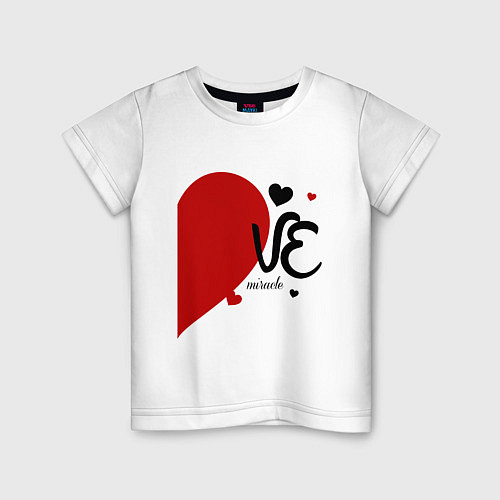 Детская футболка VE / Белый – фото 1