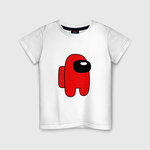 Детская футболка AMONG US POP IT / Белый – фото 1