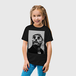 Футболка хлопковая детская Leon, цвет: черный — фото 2
