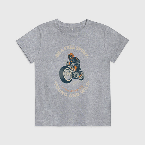 Детская футболка Свободный дух / Меланж – фото 1