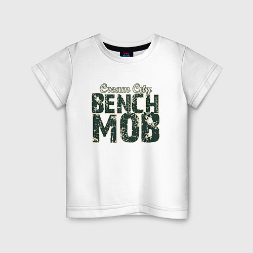 Детская футболка Milwaukee Bench Mob / Белый – фото 1