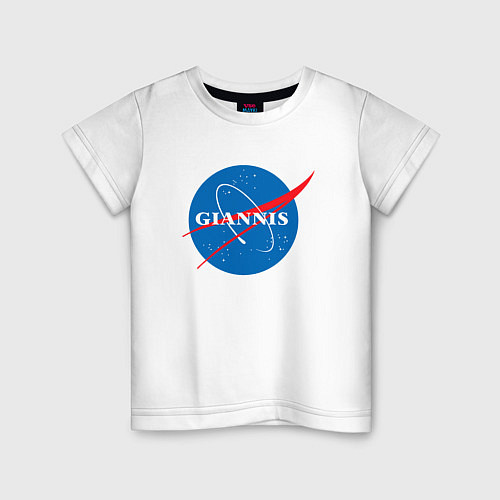 Детская футболка Giannis / Белый – фото 1