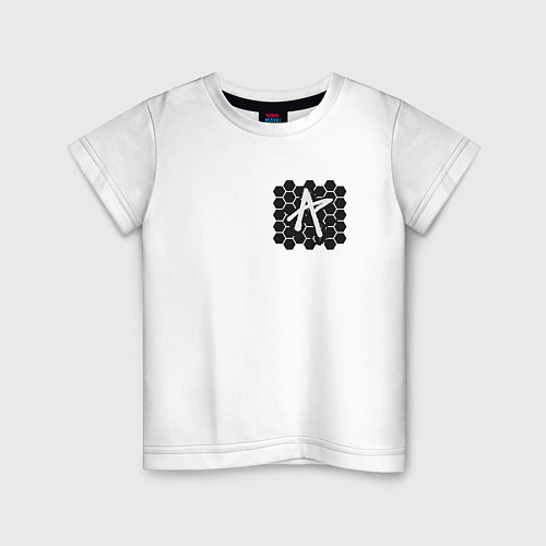 Детская футболка ПАБГ New State - Соты / Белый – фото 1