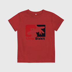 Футболка хлопковая детская Limp Bizkit, цвет: красный