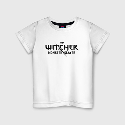 Детская футболка Ведьмак: Охотник на Монстров / Белый – фото 1