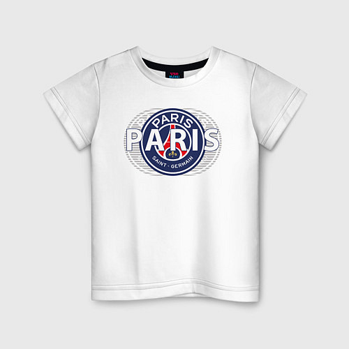 Детская футболка PSG Core Wordmark Graphic New 202223 / Белый – фото 1