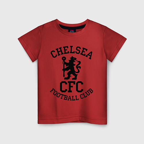 Детская футболка Chelsea CFC / Красный – фото 1