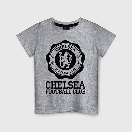 Детская футболка Chelsea FC: Emblem / Меланж – фото 1