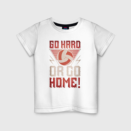 Детская футболка Go Hard / Белый – фото 1