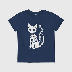 Футболка хлопковая детская Happy Halloween, цвет: тёмно-синий