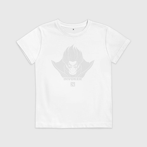 Детская футболка Invoker из Доты 2 / Белый – фото 1