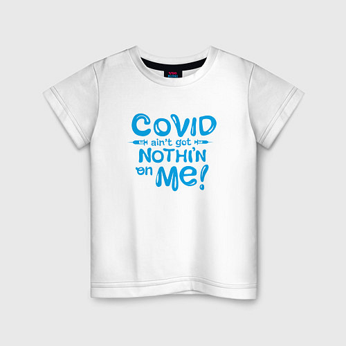 Детская футболка Covid / Белый – фото 1