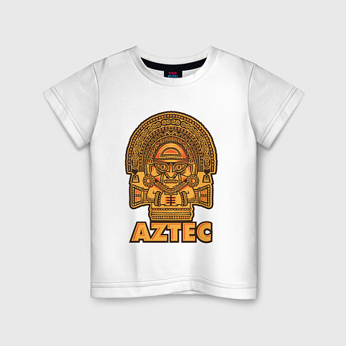 Детская футболка Aztec Ацтеки / Белый – фото 1