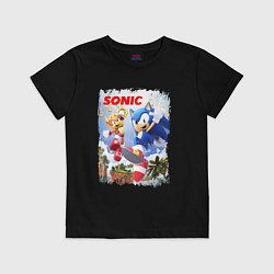 Футболка хлопковая детская SONIC СОНИК Z, цвет: черный