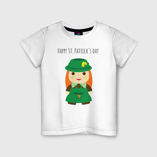 Детская футболка С Днем Святого Патрика / Белый – фото 1