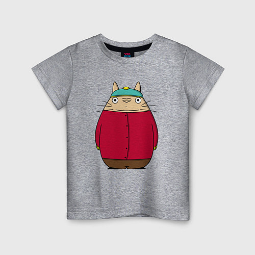 Детская футболка Totoro Cartman / Меланж – фото 1
