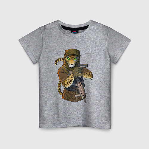 Детская футболка Песчаный отряд / Меланж – фото 1
