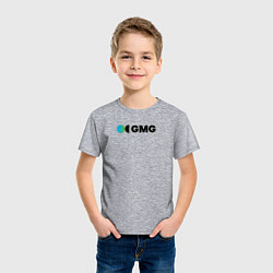 Футболка хлопковая детская GeoManGroup, цвет: меланж — фото 2