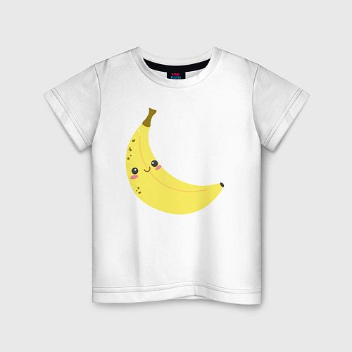 Детская футболка Веселый банан / Белый – фото 1