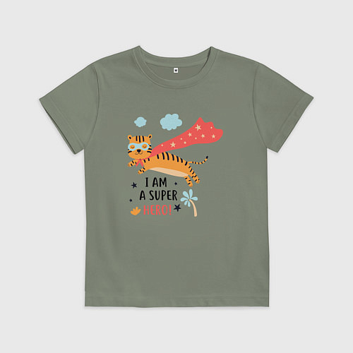 Детская футболка Я Супергерой / Авокадо – фото 1