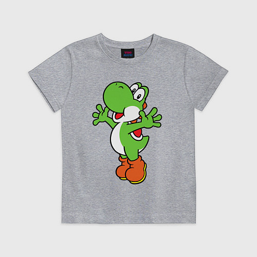 Детская футболка Yoshi / Меланж – фото 1