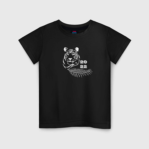 Детская футболка Meet тигра / Черный – фото 1