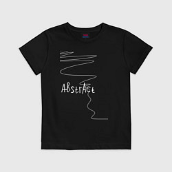 Футболка хлопковая детская Abstract style, цвет: черный