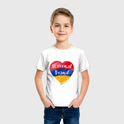 Футболка хлопковая детская Armenian Brand, цвет: белый — фото 2