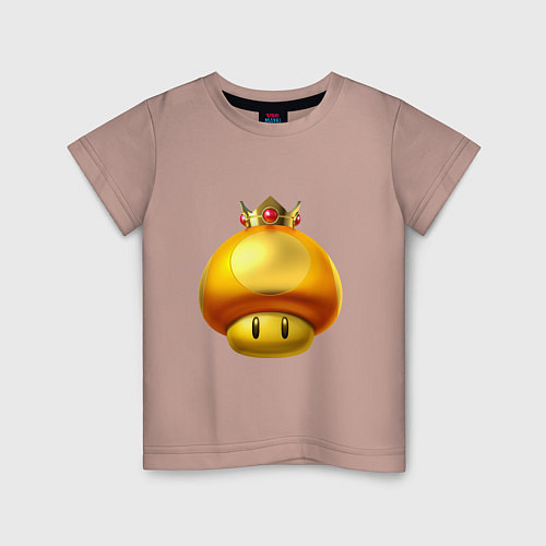 Детская футболка GoldToad / Пыльно-розовый – фото 1